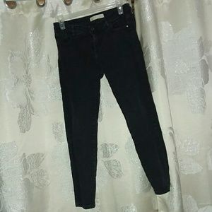 black zara skinny jeans